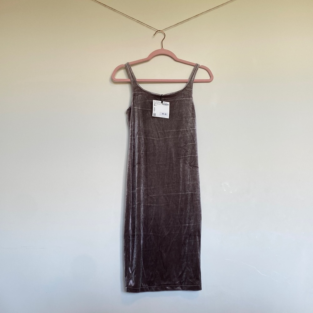Zara Velvet Bodycon Dress